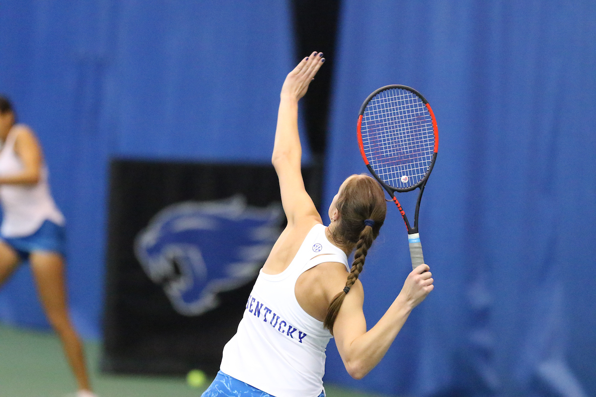 UK Women's Tennis in action against NC State on Saturday, January 27, 2018 at the Hilary J. Boone Tennis Center in Lexington, Ky.

Photos by Noah J. Richter | UK Athletics