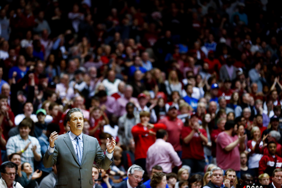 John Calipari.

Kentucky falls to Alabama 77-75 on Saturday, January 5, 2019, at Coleman Coliseum in Tuscaloosa, AL.

Photo by Chet White | UK Athletics