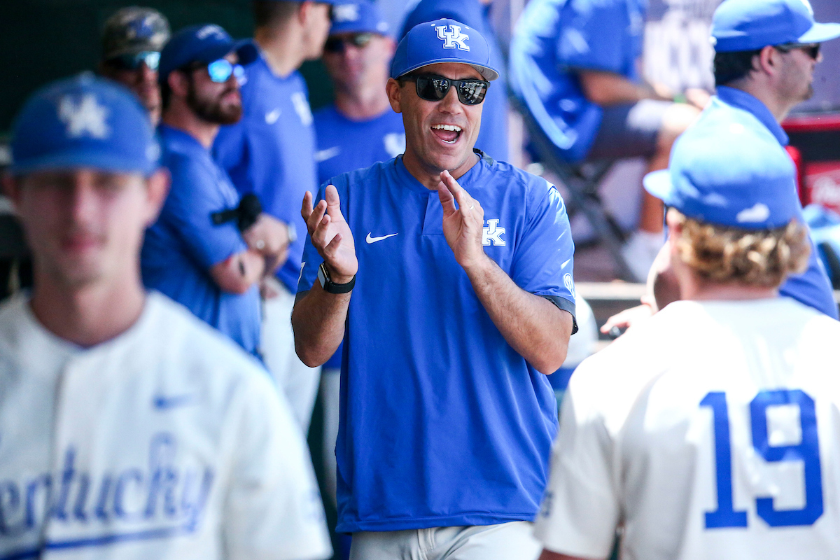 Coach Nick Mingione.Kentucky beats Vanderbilt 10-2.Photo by Sarah Caputi | UK Athletics