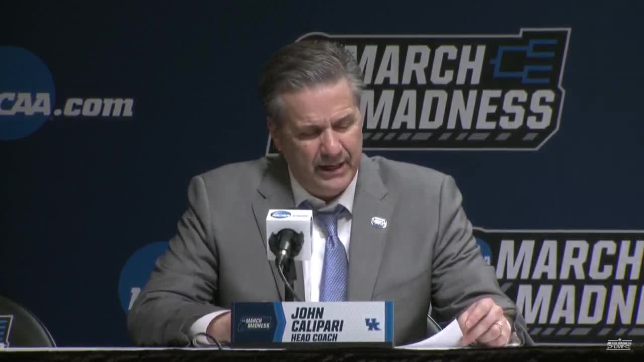 MBB: Coach Calipari - Wofford Postgame