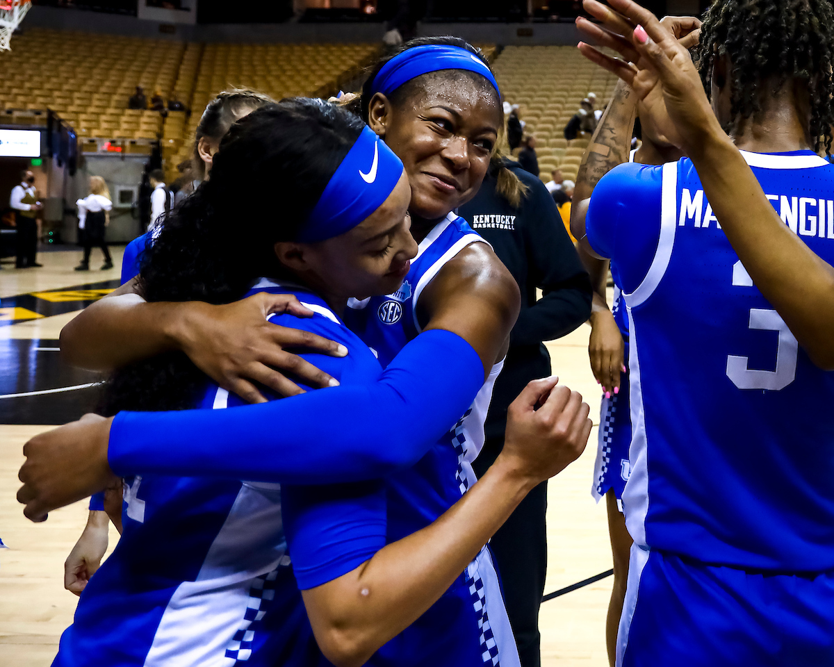 Robyn Benton. Jada Walker.

Kentucky defeats Missouri 78-63.

Photo by Eddie Justice | UK Athletics