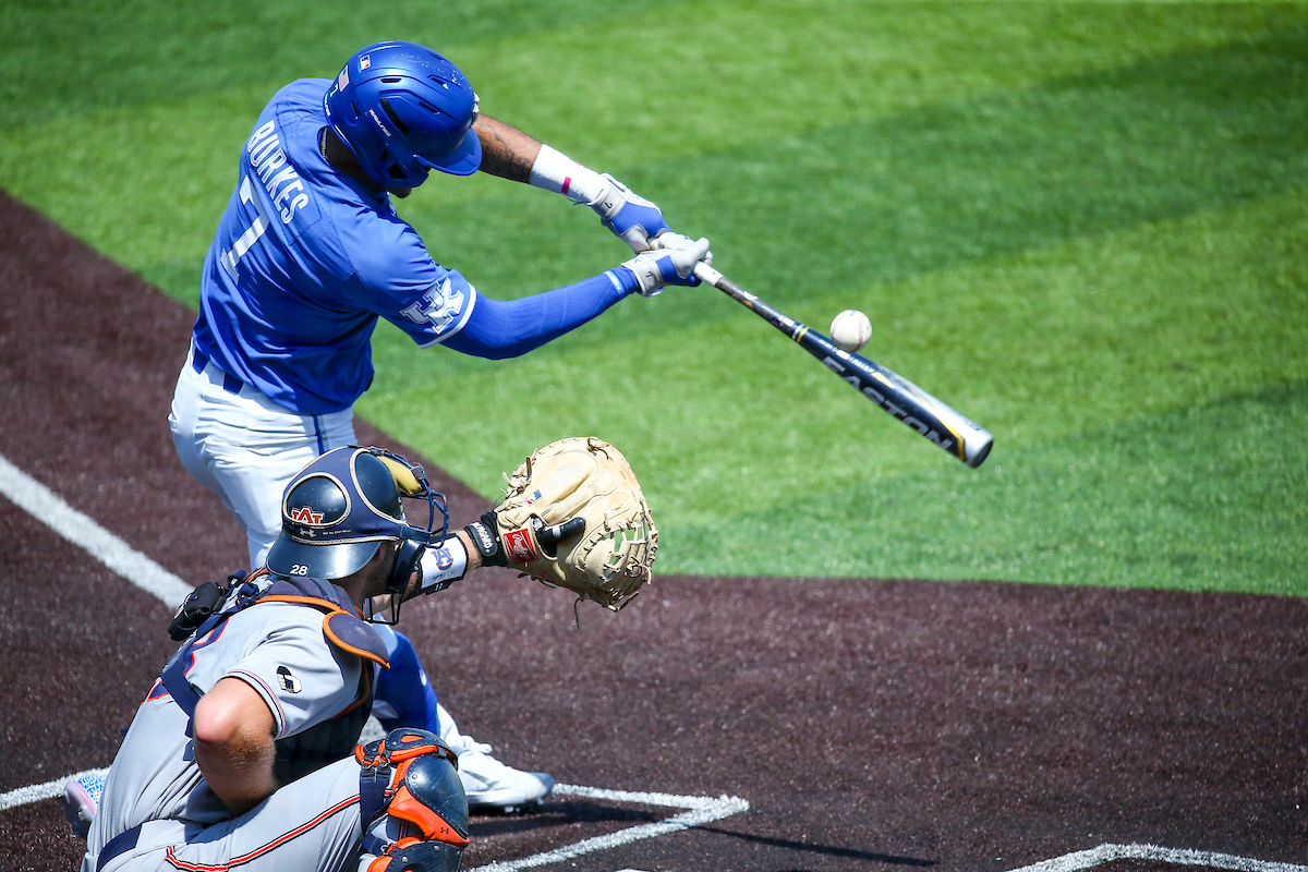 Devin Burkes.Kentucky beats Auburn 5-1.Photo by Sarah Caputi | UK Athletics