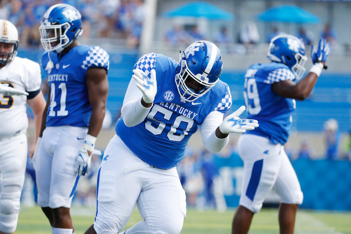 Marquan McCall.

UK football beats Murray State 48-10.

Photo by Chet White | UK Athletics