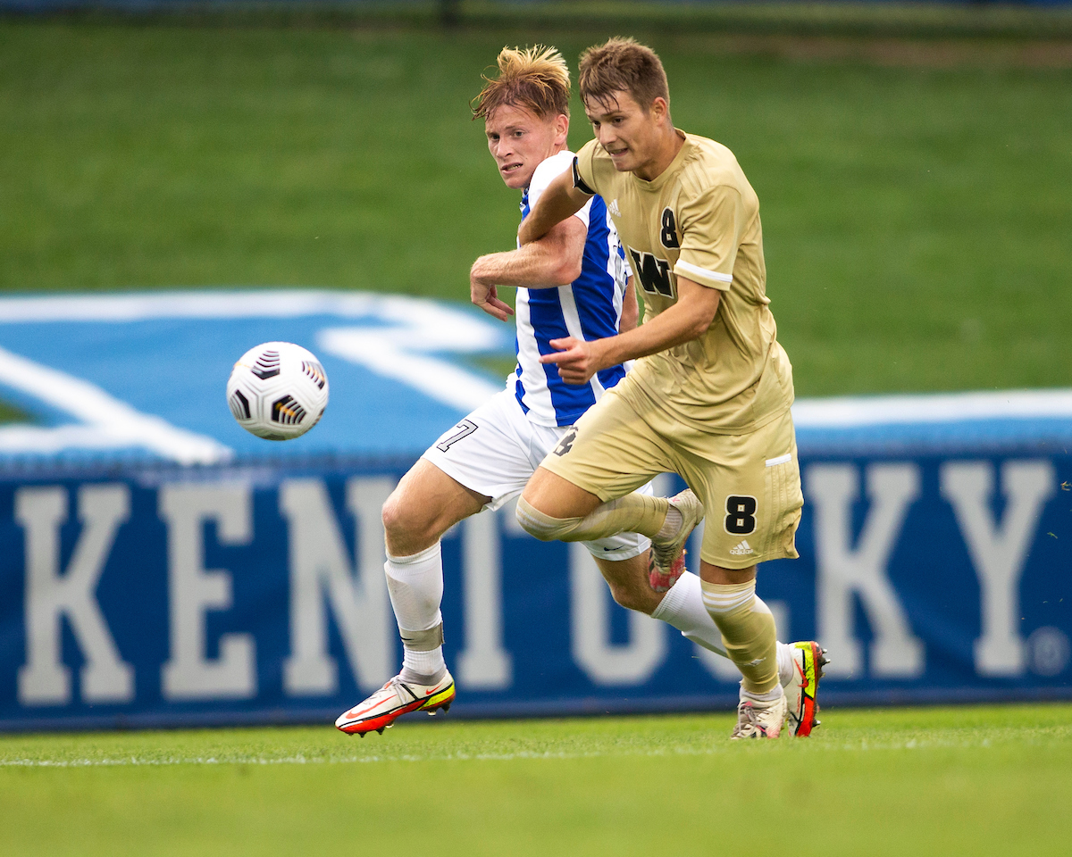 Ben Damge.

Kentucky defeats Western Michigan 1-0.

Photo by Grace Bradley | UK Athletics