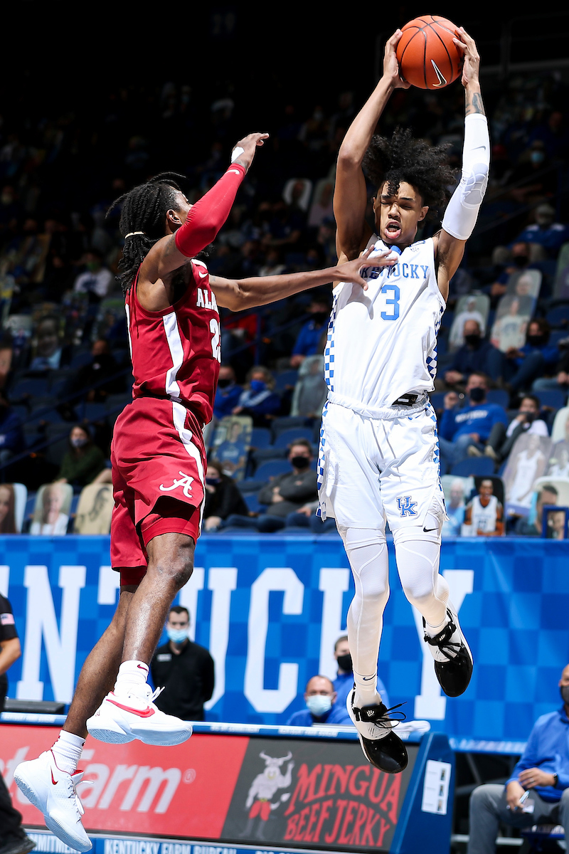 Brandon Boston Jr.

Kentucky loses to Alabama, 85-65.

Photo by Chet White | UK Athletics