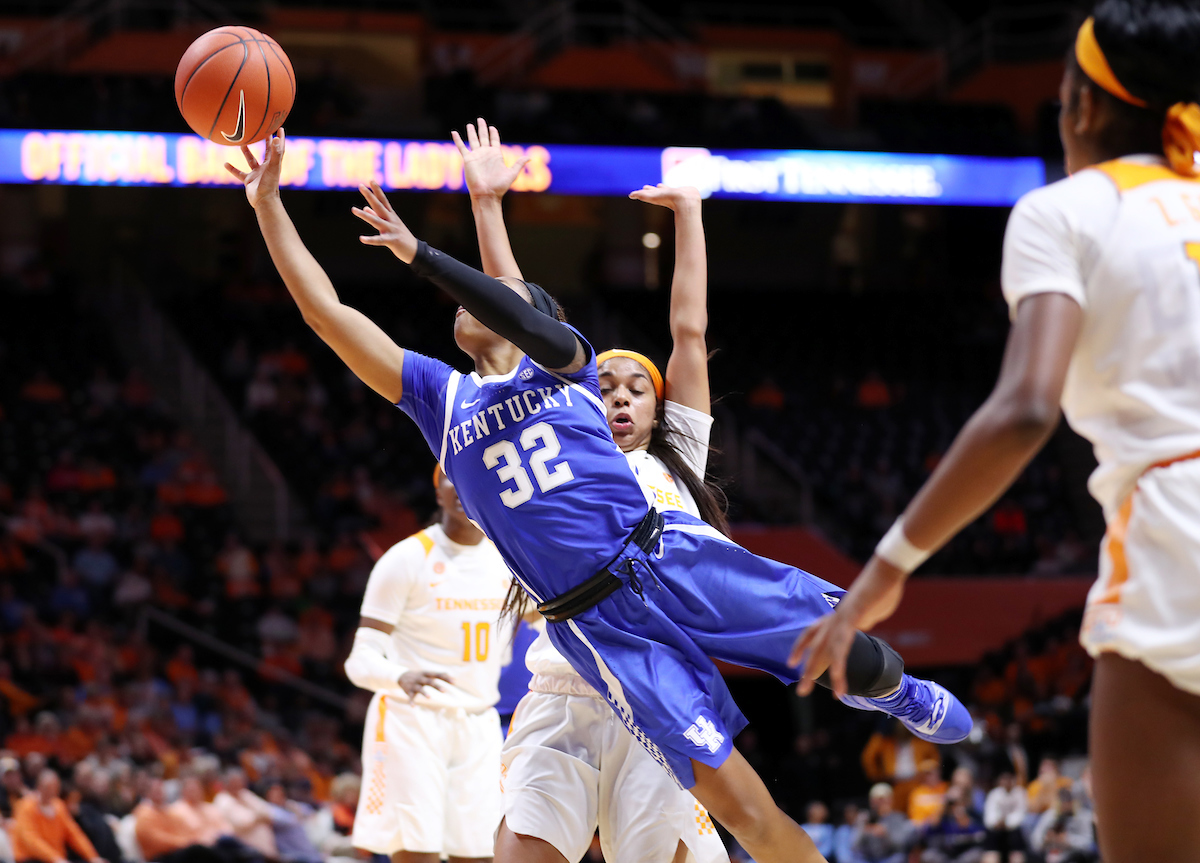 Jaida Roper
The UK Women's Basketball team beats Tennessee 73-71. 

Photo by Britney Howard  | UK Athletics