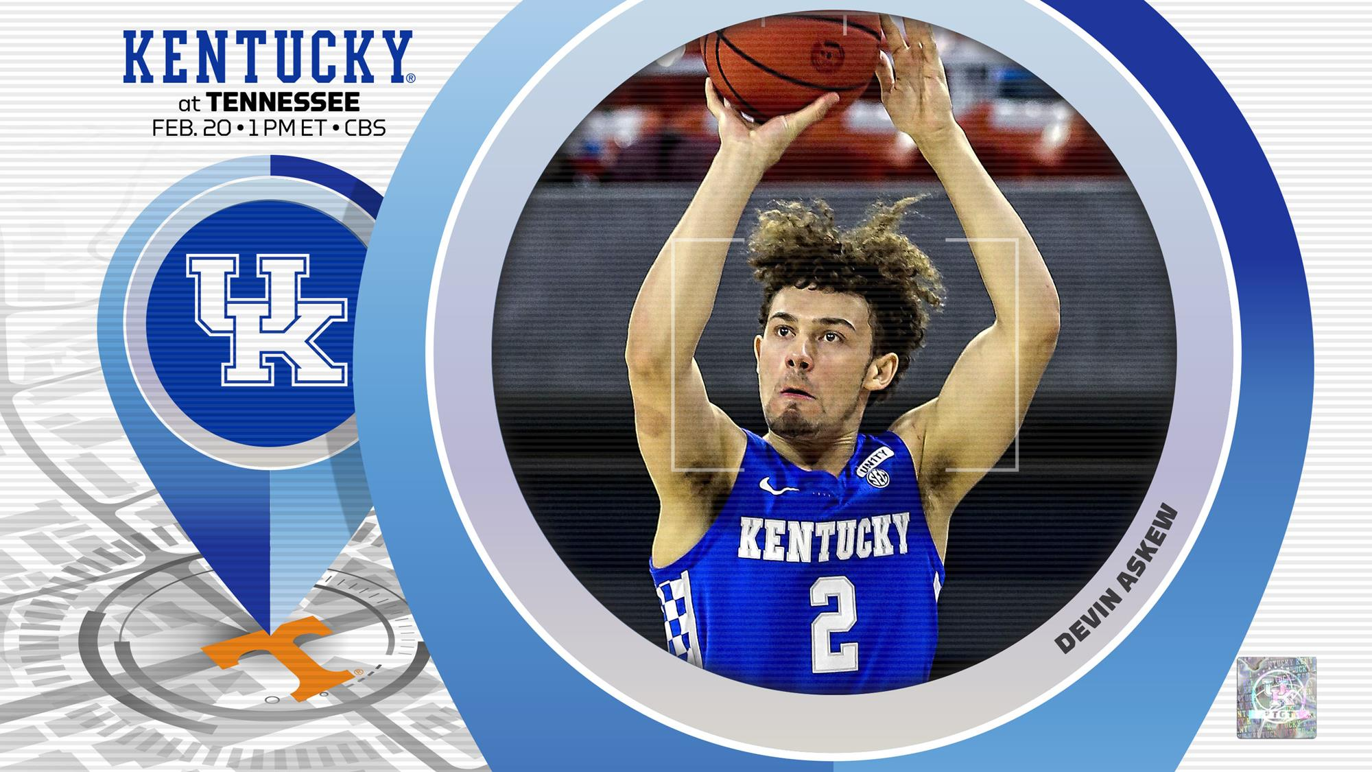 Kentucky Faces No. 19 Tennessee in Knoxville Saturday