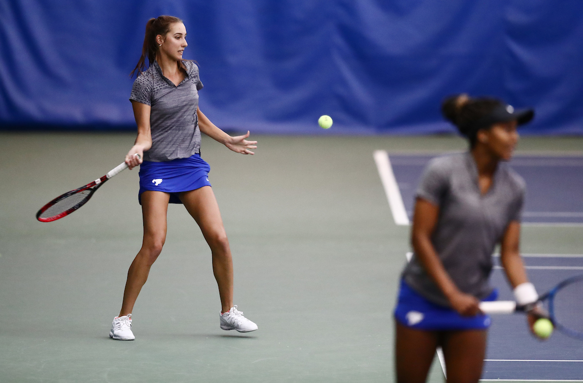 ANASTASIA TKACHENKO.

The University of Kentucky women's tennis team host Marshall. 


Photo by Elliott Hess | UK Athletics