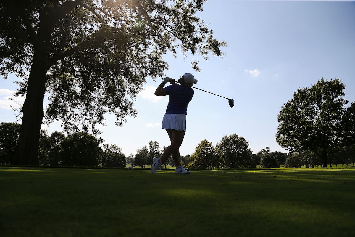 Women's golf practice.

Photo by Chet White | UK Athletics
