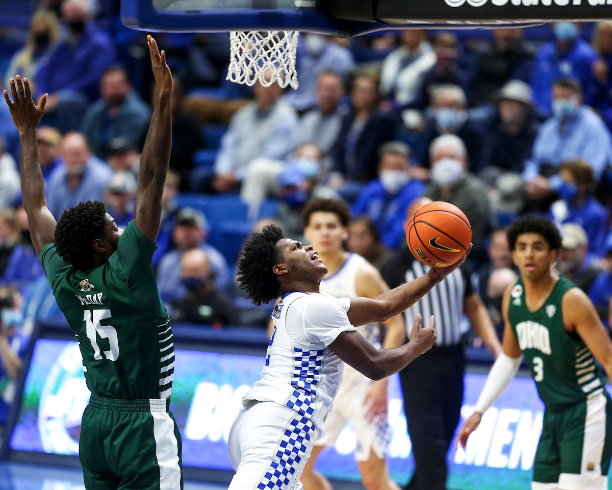 Sahvir Wheeler.

Kentucky beats Ohio University 77-59.

Photo by Sarah Caputi | UK Athletics