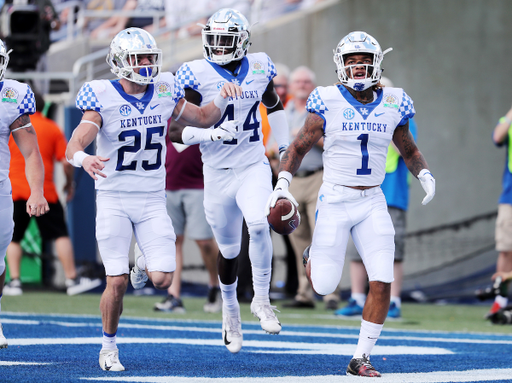 Lynn Bowden
The UK Football team beat Penn State 27-24 in the Citrus Bowl. 

Photo by Britney Howard  | UK Athletics