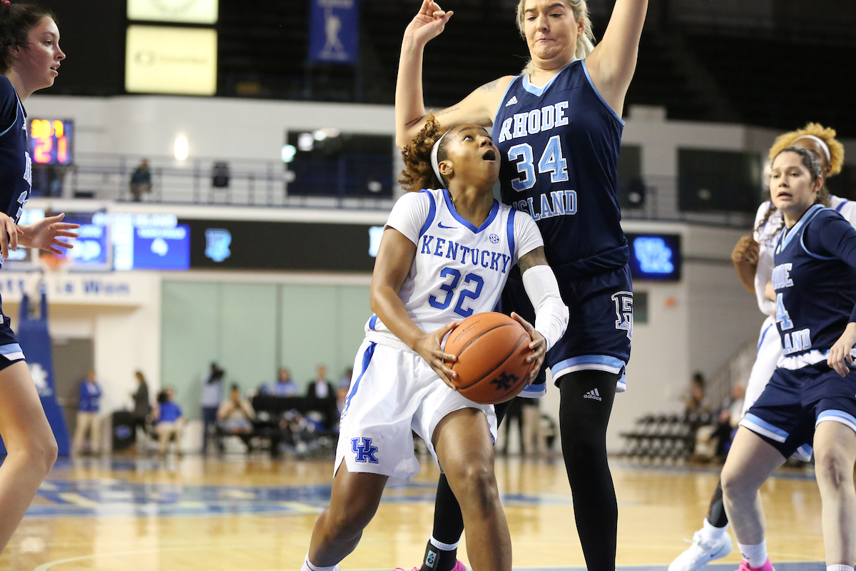 Kentucky Women's Basketball defeats Rhode Island 75-52 on Thursday, December 6th, 2018 at Memorial Coliseum.

Photos by Noah J. Richter | UK Athletics