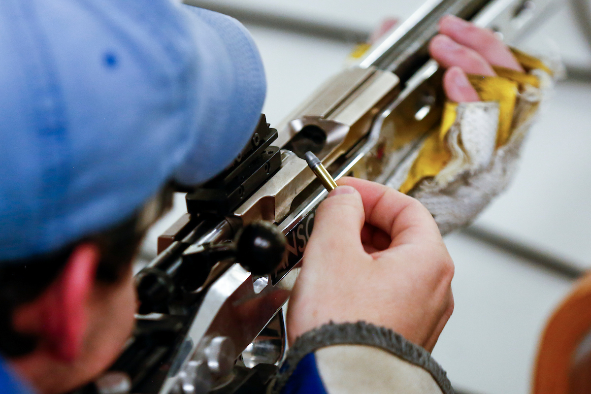 Mason Joachim. 

UK Rifle vs. Akron. 

Photo by Eddie Justice | UK Athletics