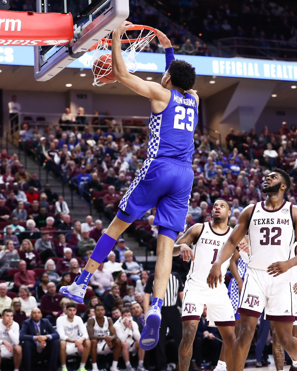 EJ Montgomery.

Kentucky beat Texas A&M 69-60.

Photo by Elliott Hess | UK Athletics