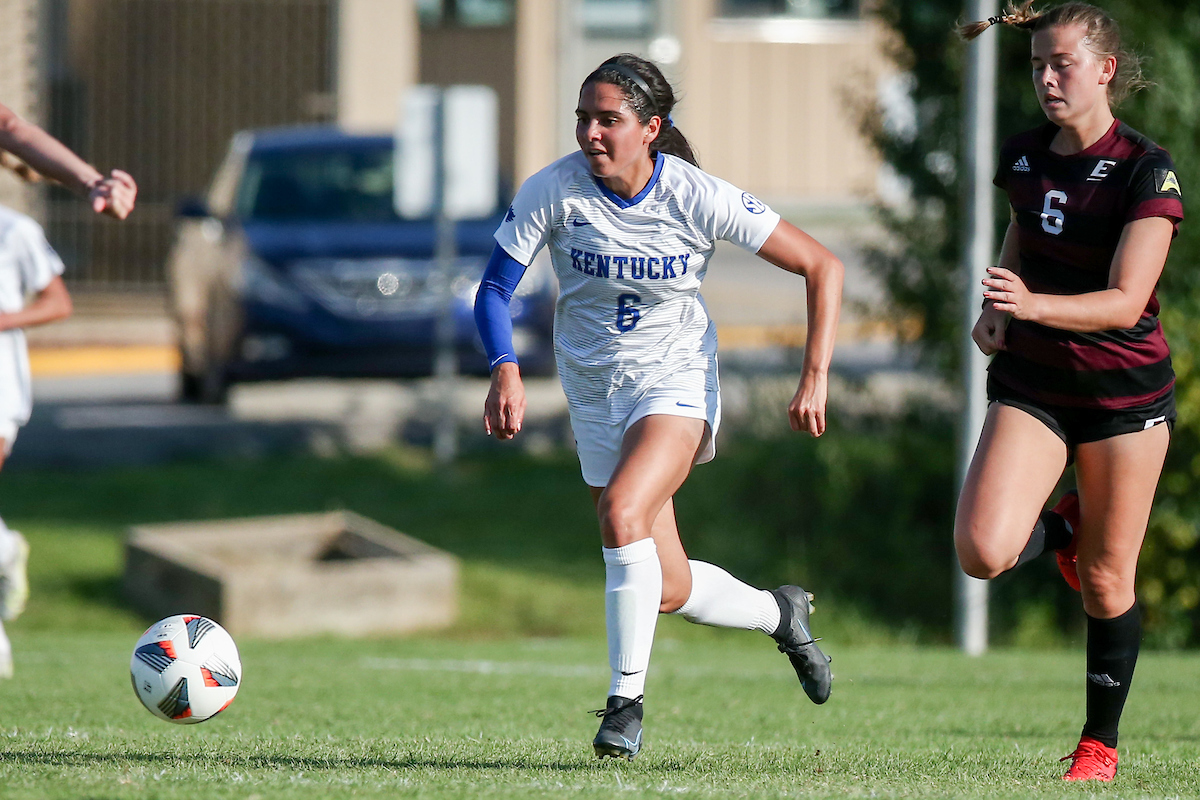 Miranda Jimenez.

Kentucky beats Eastern Kentucky University 6 - 0.

Photo by Sarah Caputi | UK Athletics