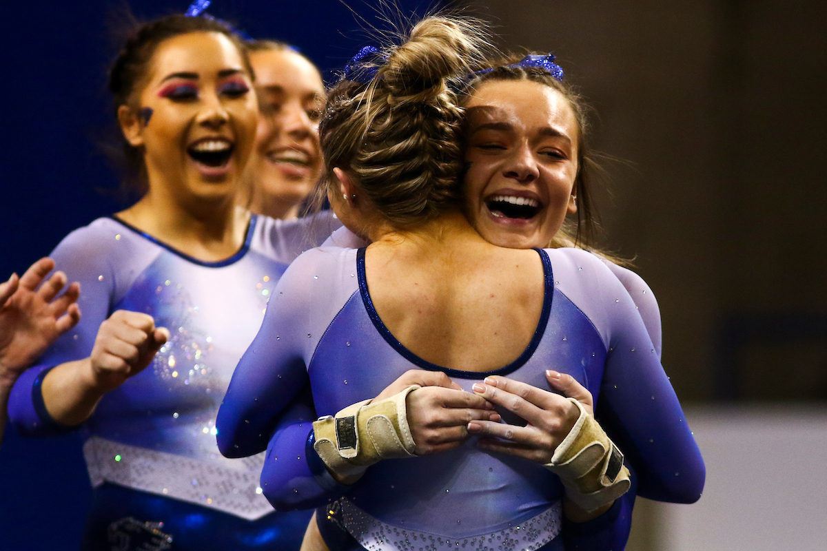 Megan Monfredi.

Kentucky wins quad meet in Memorial Coliseum Debut,

Photo by Grace Bradley | UK Athletics
