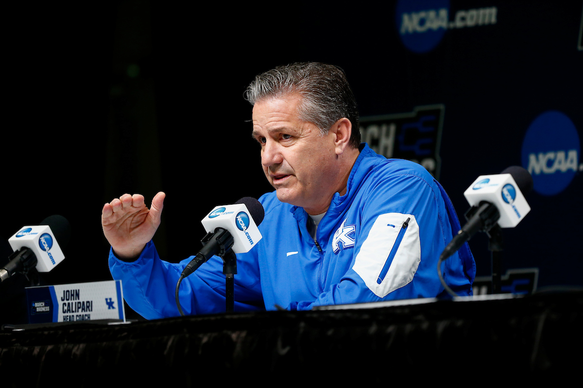 John Calipari.

Practice and pressers. 

Photo by Chet White | UK Athletics