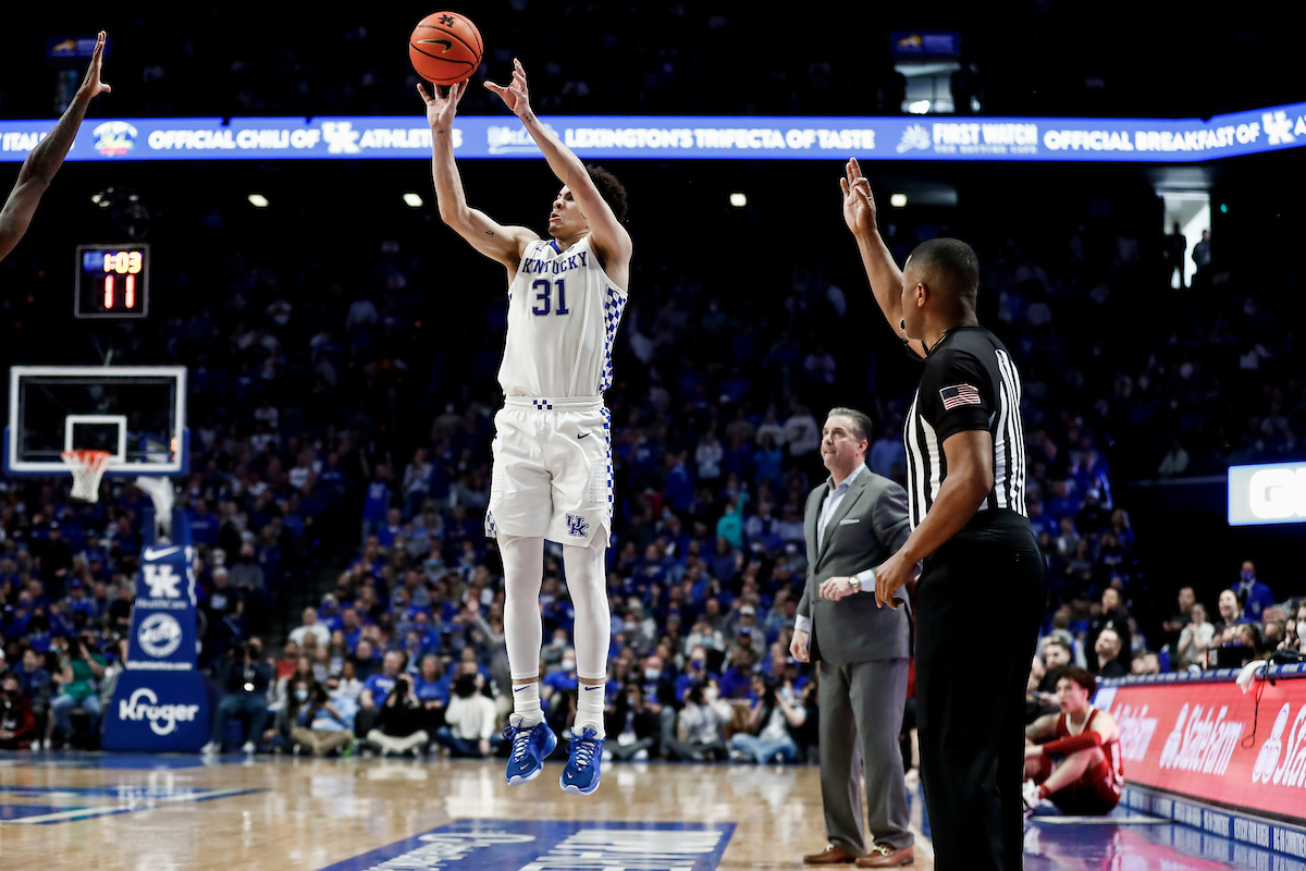Kellan Grady.

Kentucky beat Alabama 90-81.

Photos by Chet White | UK Athletics