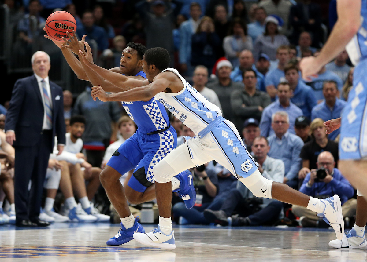 Immanuel Quickley. 

UK beats to UNC 80-72. 


Photo By Barry Westerman | UK Athletics
