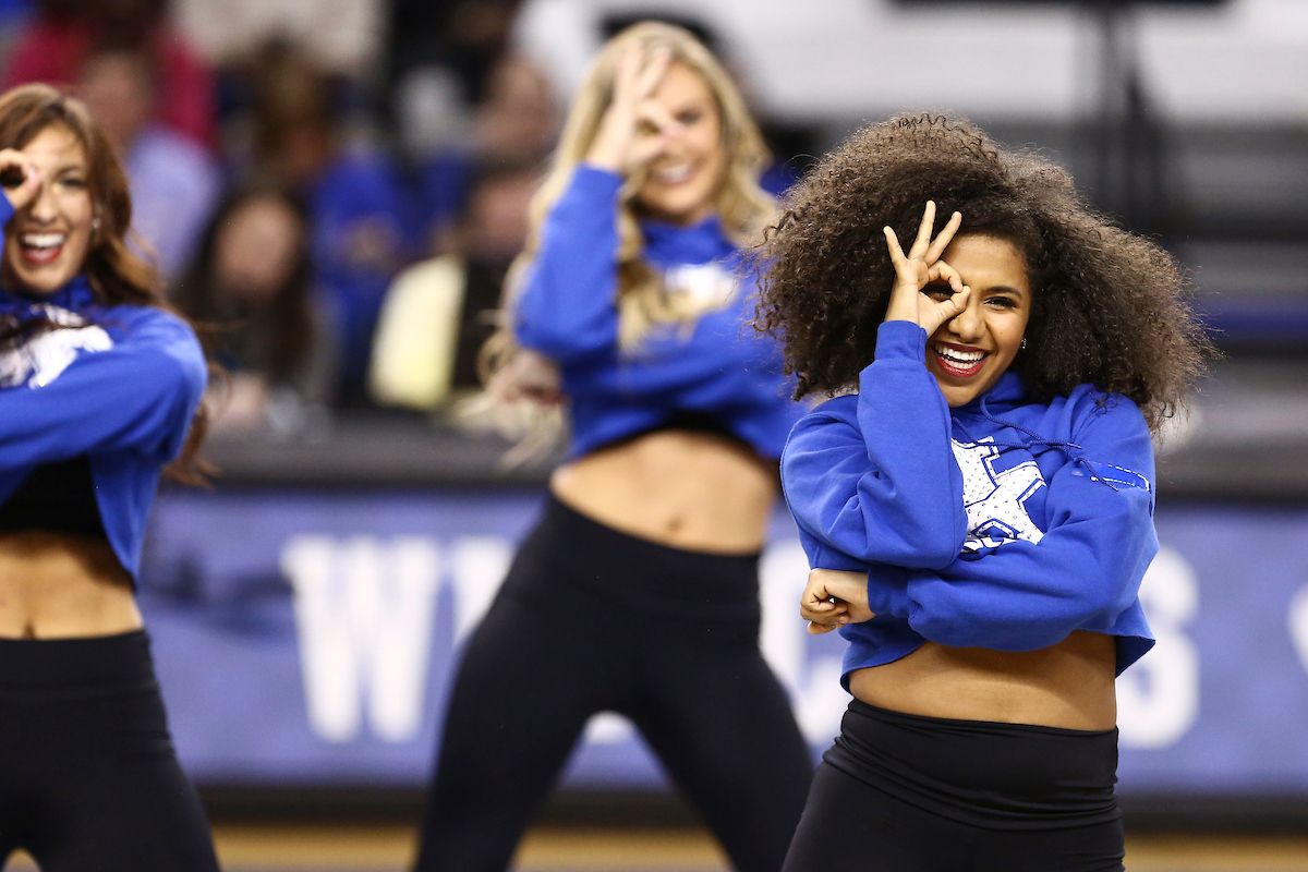 Dancers.

Kentucky beat Mississippi State 73-62.

Photo by Grace Bradley | UK Athletics