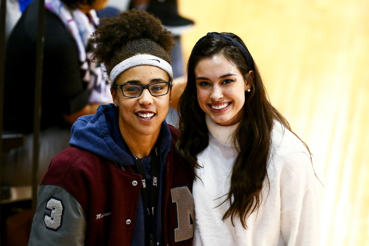 Maci Morris. Makayla Epps. 

Kentucky beats Stetson 67-48. 

Photo by Eddie Justice | UK Athletics