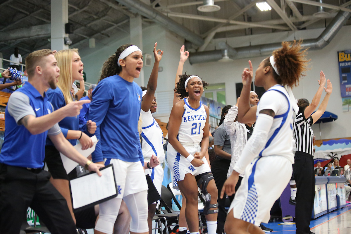 Game Three - Kentucky vs. UNC

The women's basketball team travels to Saint Thomas to compete in the 2018 Paradise Jam Tournament from November 22nd-24th at the University of the Virgin Islands.

Photos by Noah J. Richter | UK Athletics