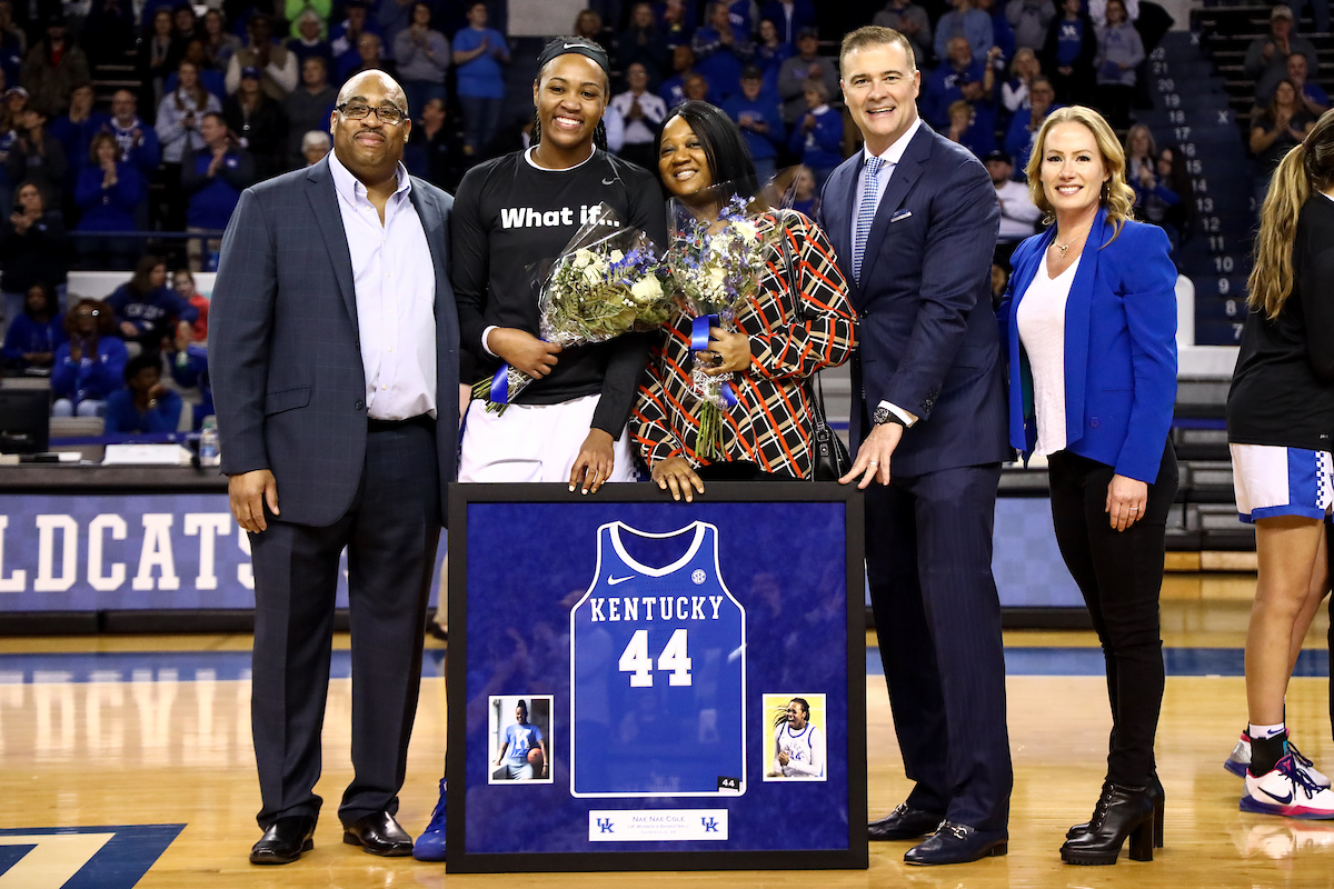 Nae Nae Cole. 

Kentucky beat Georgia 88-77.

Photo by Eddie Justice | UK Athletics