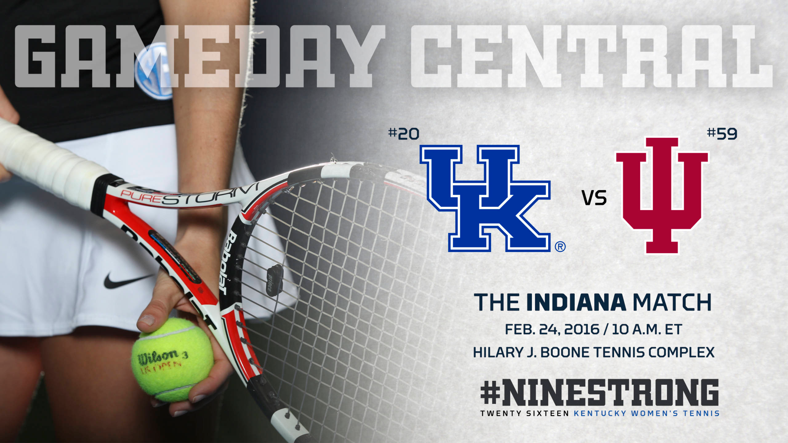 No. 20 Kentucky Hosts Indiana in Mid-Week Matchup