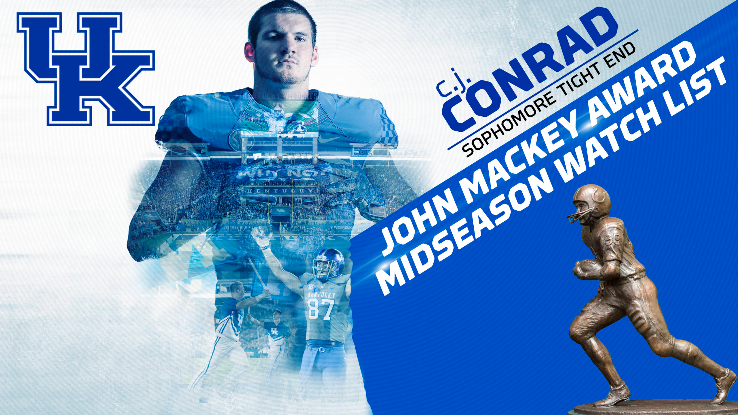 C.J. Conrad Named to John Mackey Award Midseason Watch List