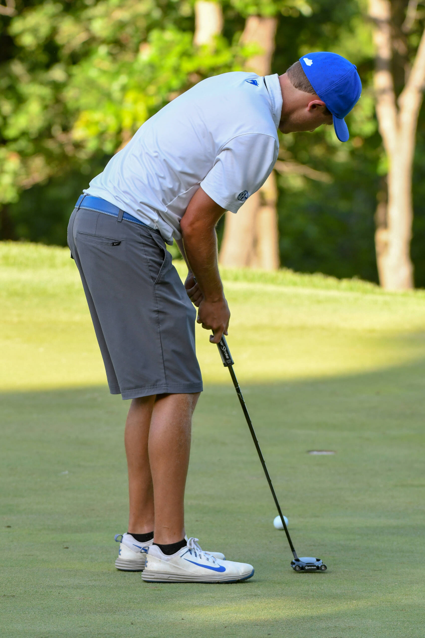 Cooper Musselman at the 2018 NCAA Men's Golf National Championship.