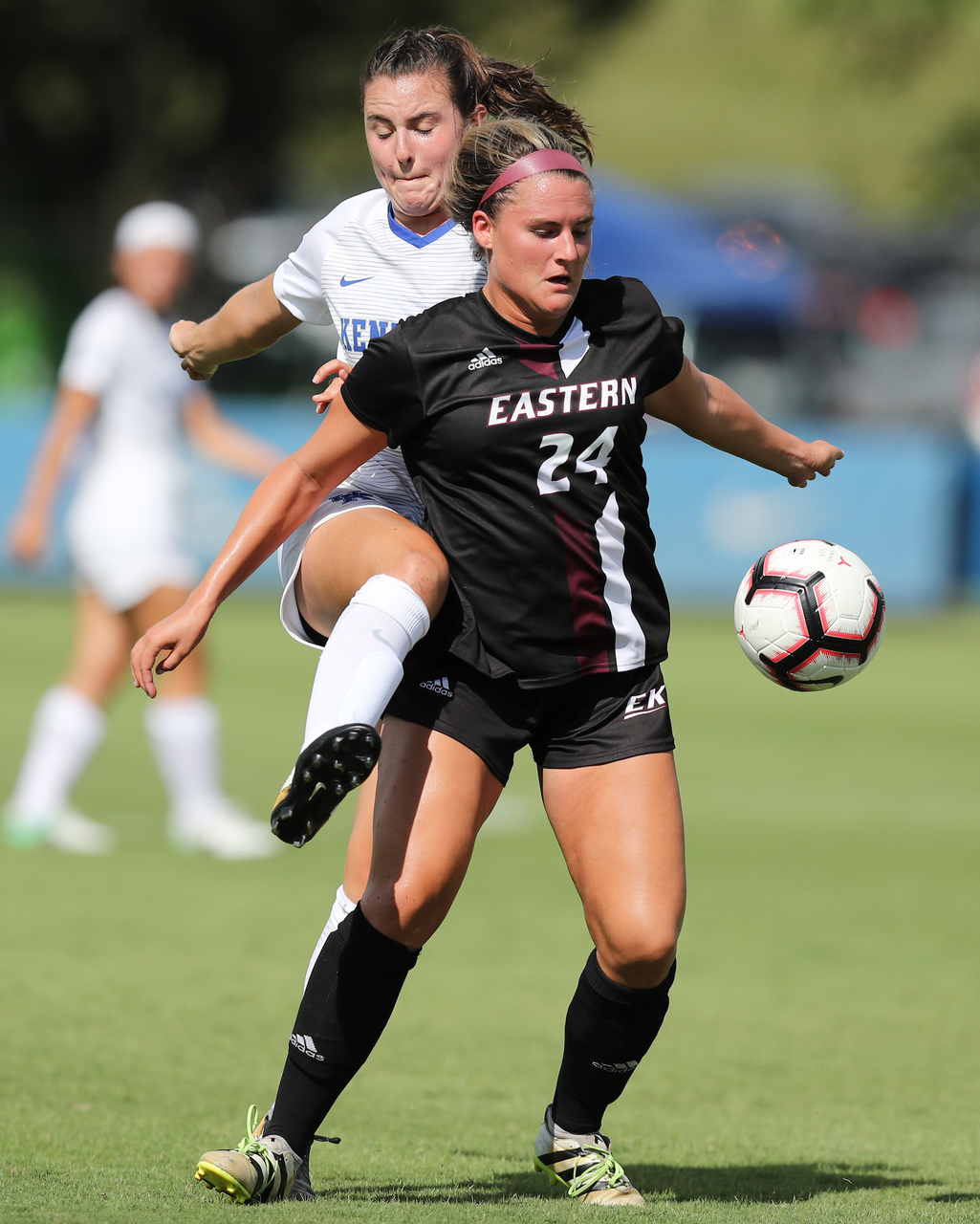 EMMA SHIELDS.

The University of Kentucky women's soccer team falls to Eastern Kentucky 1-0 Sunday, September 2, at the Bell Soccer Complex in Lexington, Ky.

Photo by Elliott Hess | UK Athletics