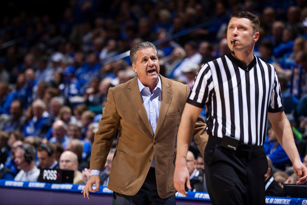John Calipari.

UK men's basketball beat Winthrop University 87-74 on Wednesday, November 21, 2018.

Photo by Chet White | UK Athletics