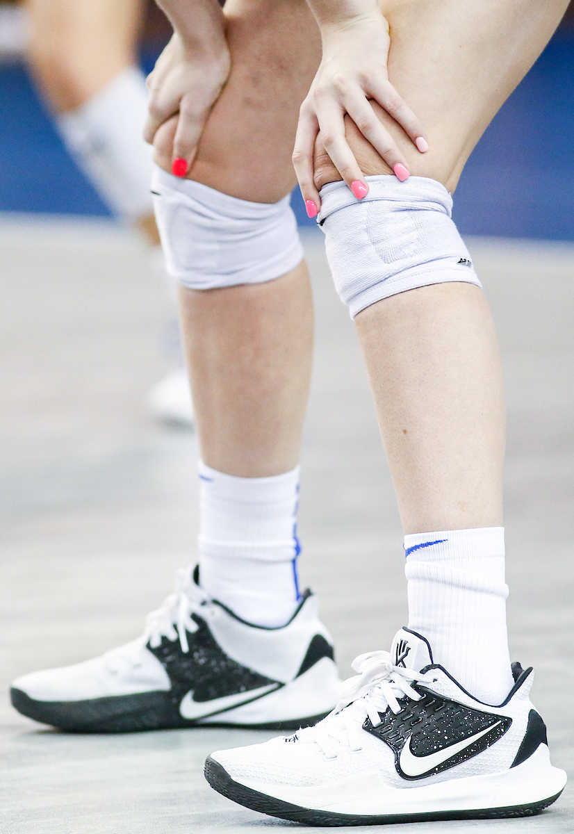 Nails. 

Volleyball Blue White Match.

Photo by Eddie Justice | UK Athletics