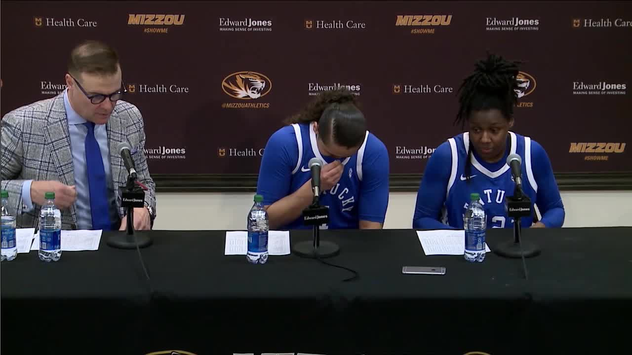 WBB: Coach Mitchell, Haines, Paschal - Missouri Postgame