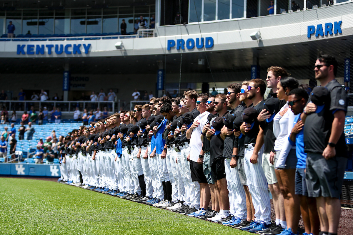 Team.

Kentucky loses to Vanderbilt 3-5.

Photo by Sarah Caputi | UK Athletics