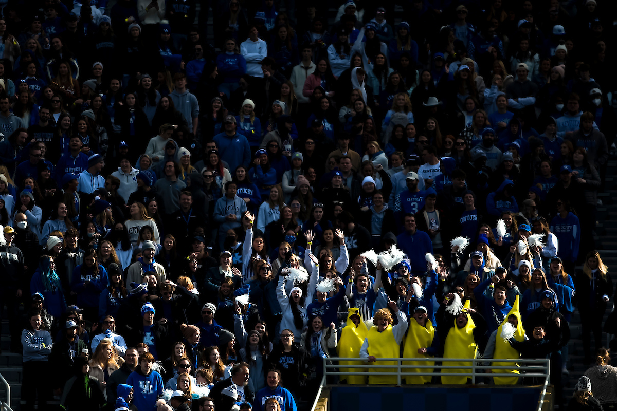 Fans. 

Kentucky beat New Mexico State 56-16.

Photo by Eddie Justice | UK Athletics