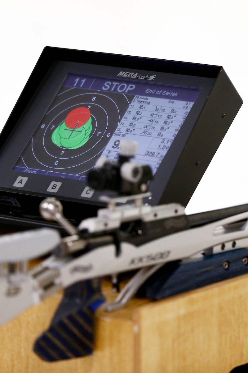 Rifle. Kentucky NCAA Rifle Qualifier. Photo By Barry Westerman | UK Athletics