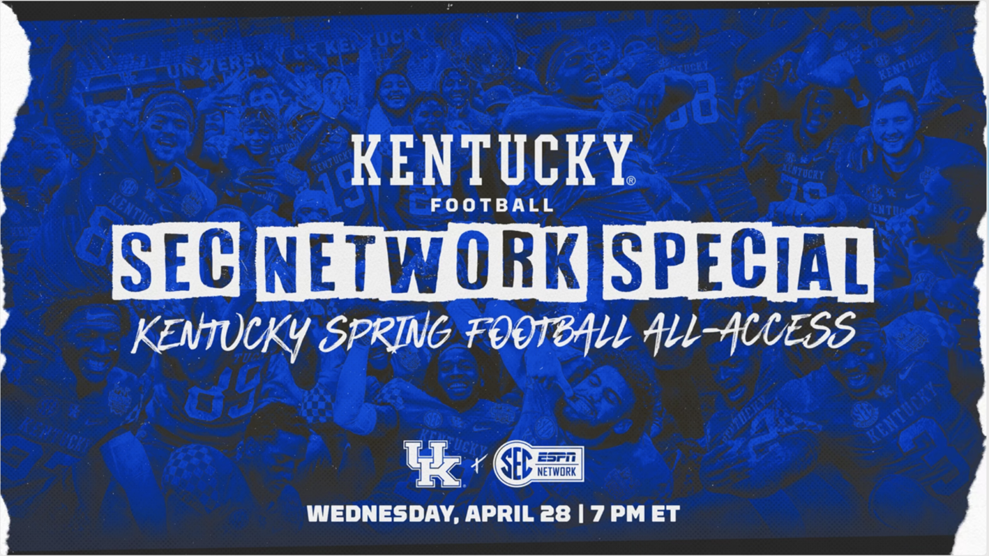 Kentucky Spring Football All-Access Show Airs Wednesday on SEC Network