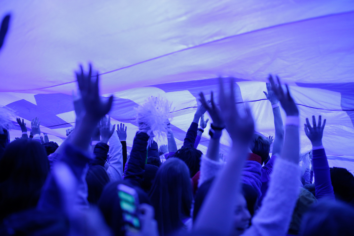 Fans.


The UK men's basketball team beat Kansas 71-63 at Rupp Arena on Saturday, January 26, 2019.

Photo by Isaac Janssen | UK Athletics