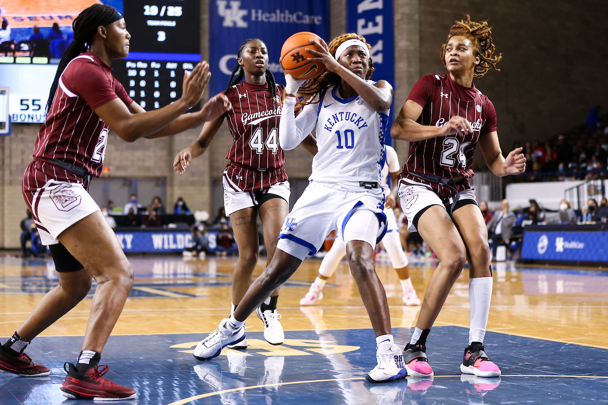 Rhyne Howard.

Kentucky loses to South Carolina 59-50.

Photo by Tommy Quarles | UK Athletics