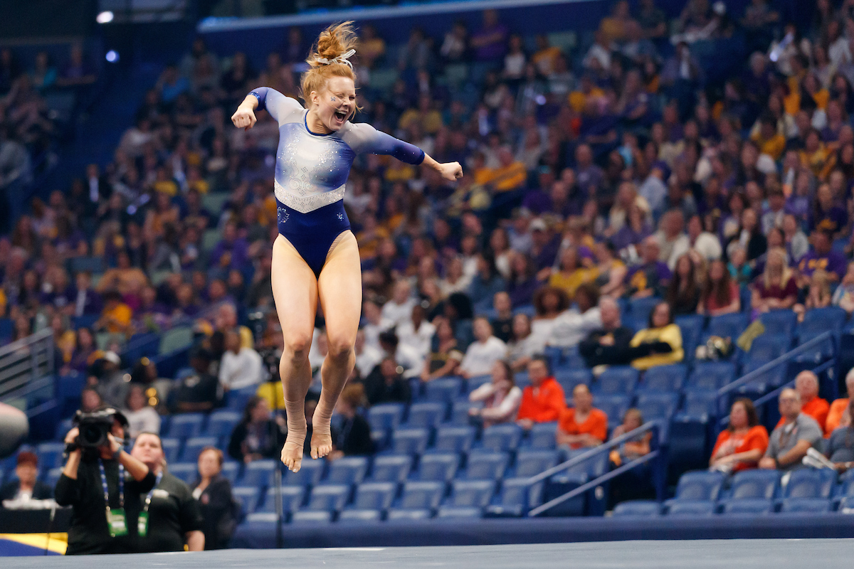 Sidney Dukes.


Gymnastics scores 196.225 at SEC Championship.

 
Photo by Elliott Hess | UK Athletics