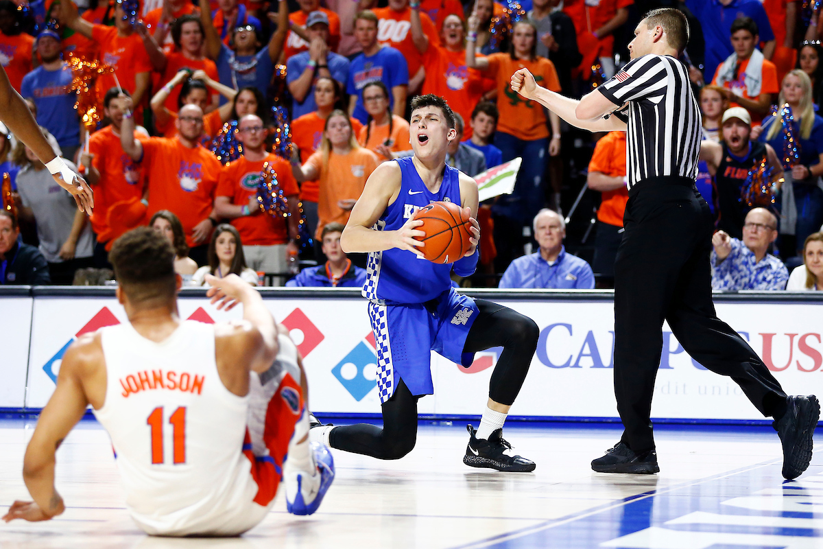 Tyler Herro.

Kentucky men's basketball beat Florida 65-54.

Photo by Quinn Foster | UK Athletics