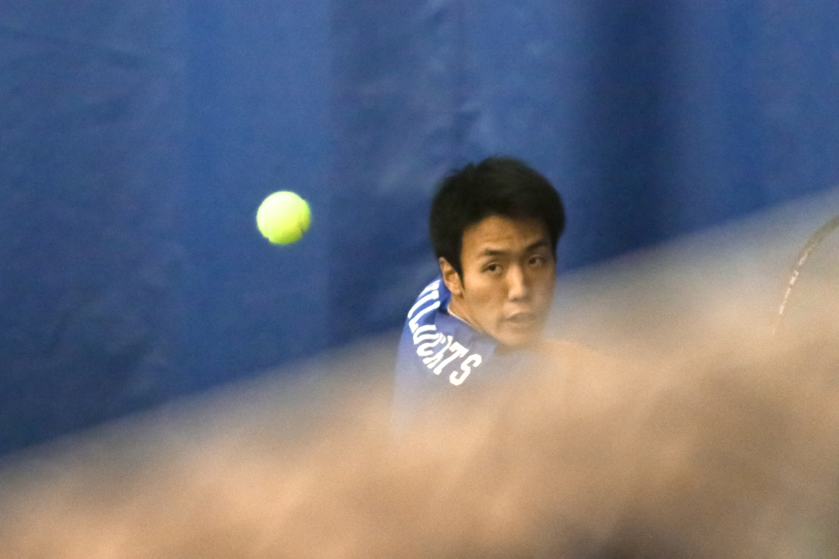 Ryo Matsumura. 

Kentucky men's tennis hosts Kennesaw State this Sunday afternoon.

Photo by Eddie Justice | UK Athletics