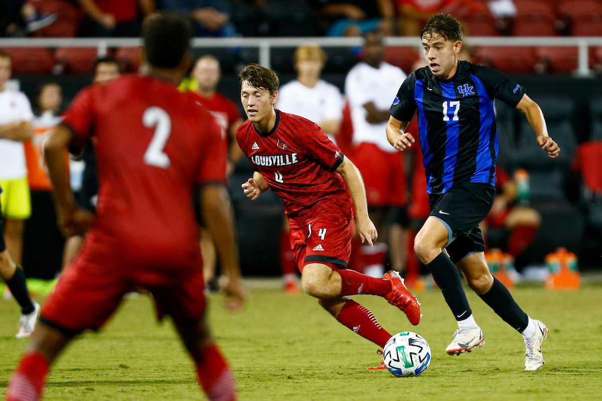 Enzo Mauriz. 

Kentucky Beat Louisville 3-1. 

Photo By Barry Westerman | UK Athletics