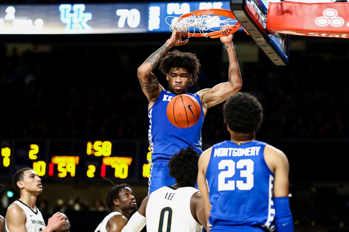 Nick Richards.

Kentucky beat Vanderbilt 78-64.

Photo by Chet White | UK Athletics