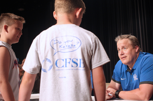 Chip Kline.

The Big Blue Caravan visits Marshall County High School on Monday, June 18th, 2018.

Photo by Quinlan Ulysses Foster I UK Athletics