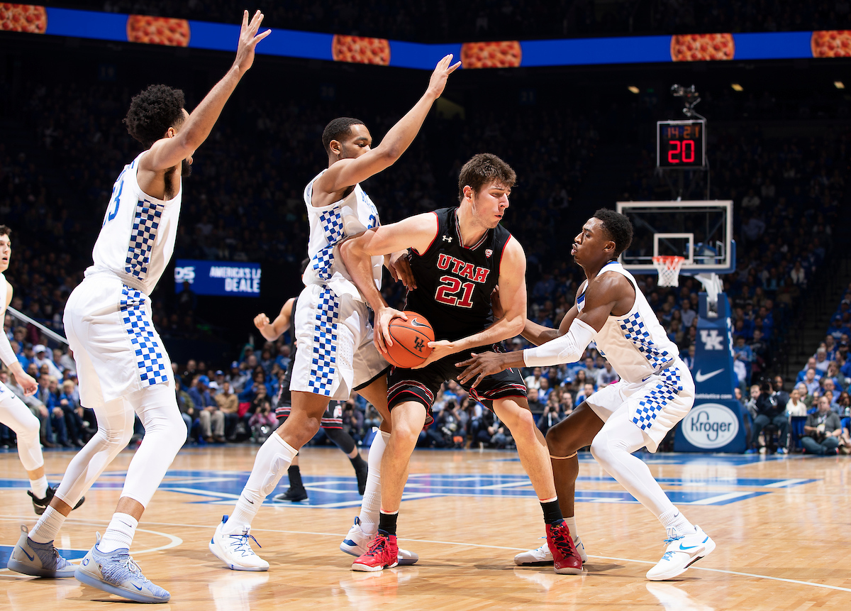 PJ Washington. Ashton Hagans.

Kentucky beat Utah 88-61 on Saturday, December 15, 2018, in Lexington's Rupp Arena.

Photo by Chet White | UK Athletics