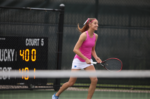 Diana Tkachenko.

University of Kentucky women's tennis vs. Ole Miss.

Photo by Quinn Foster | UK Athletics