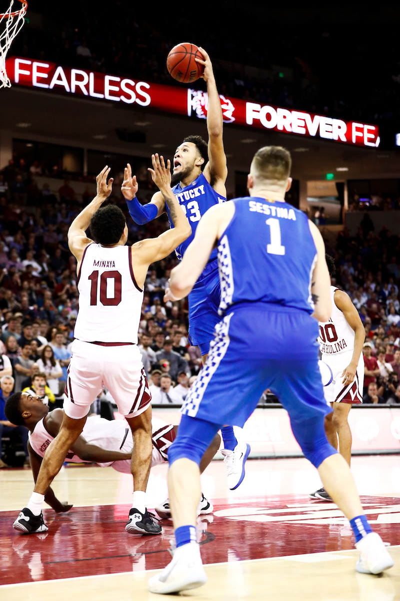 EJ Montgomery.

Kentucky falls to South Carolina, 81-78.


Photo by Chet White | UK Athletics