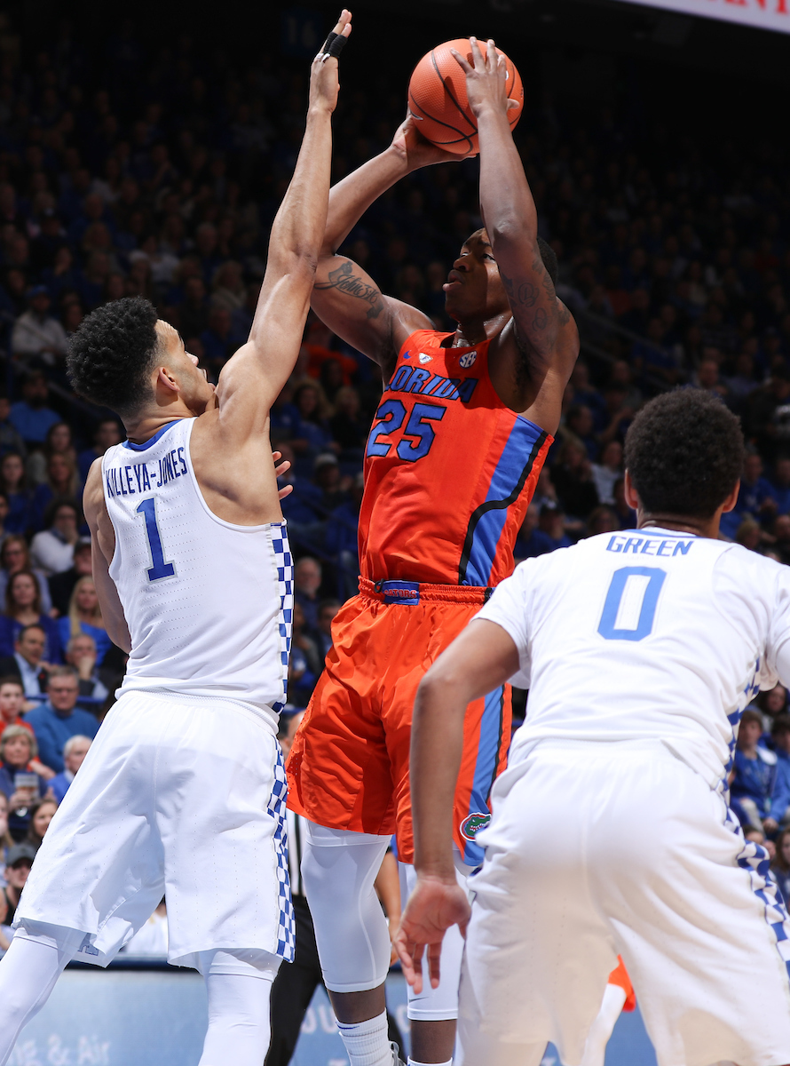 Sacha Killeya-Jones.

The University of Kentucky men's basketball team falls to Florida 66-64 on Saturday, January 20, 2018 at Rupp Arena in Lexington, Ky.

Photo by Elliott Hess | UK Athletics